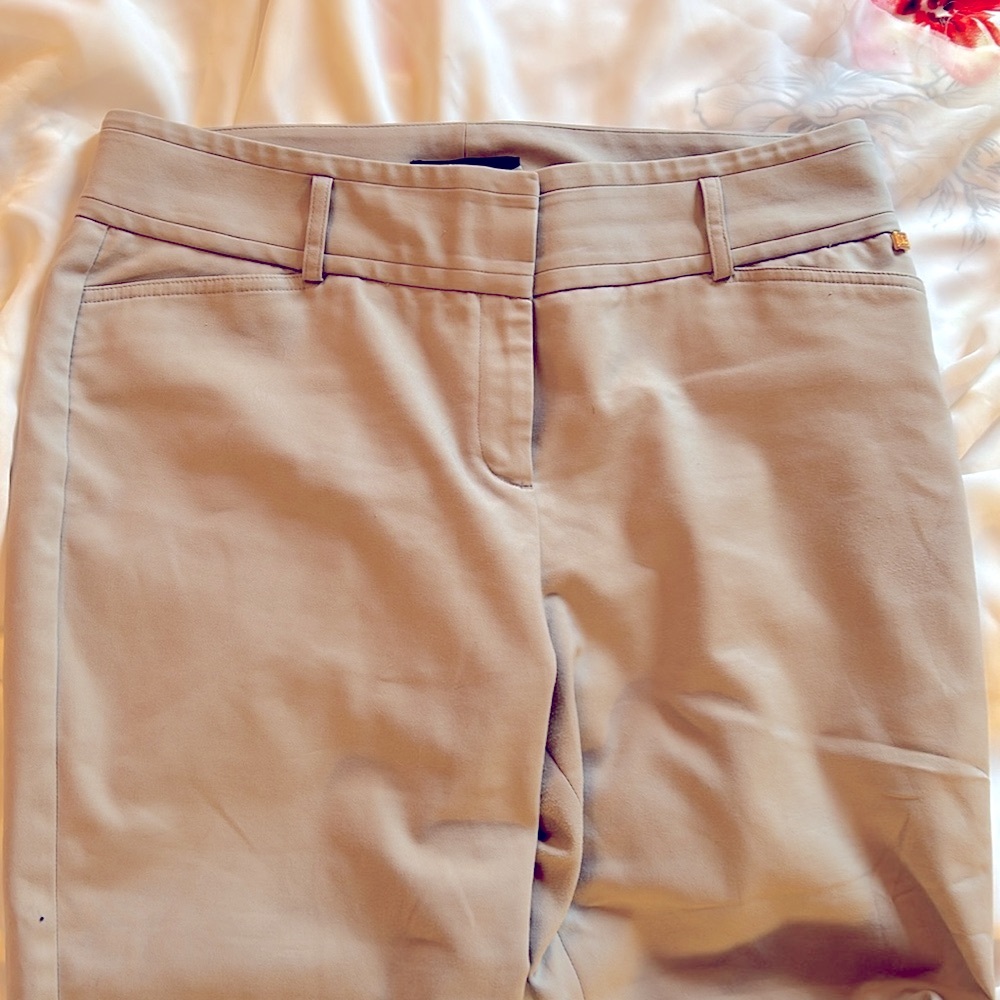 Ivanka Trump Ankle Pants -Greige